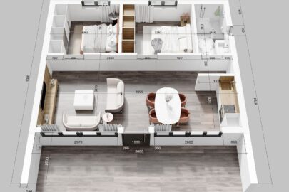 Plano virtual de la casa de tus sueños (Imagen virtual , no corresponde con la real)